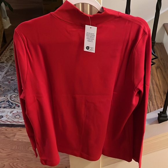 KAREN SCOTT Red Mock-Neck Top/NWT/XL - Picture 10 of 10